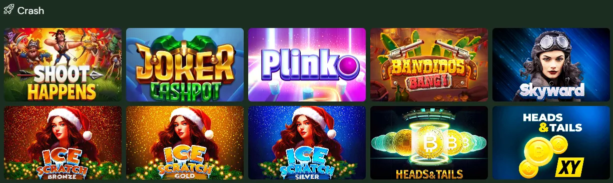 cashbox casino crash games